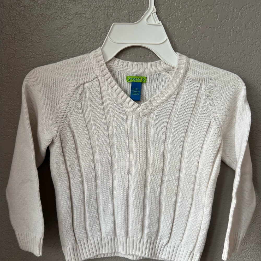 Greendog Kids Cream Sweater